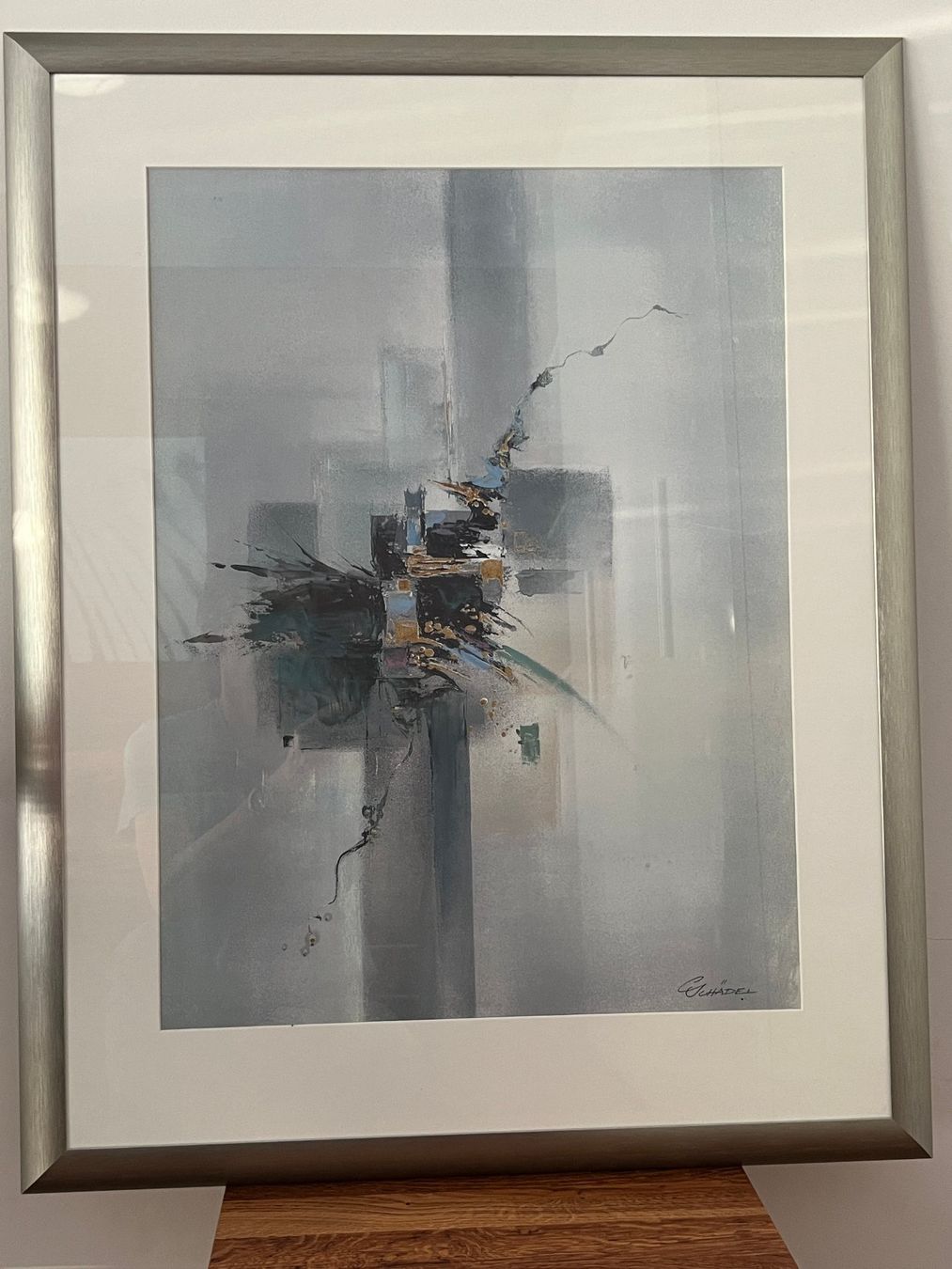 Foto & Immagini: abstraktes Bild 64 x 81 cm - schöner Rahmen – Usato da Wettswil venduto da RPE01