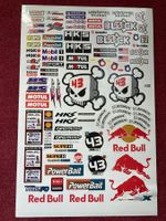 RC-Sticker-Bogen für 1:10 Modelle Ken Block & Red Bull