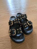 bugatti Flip Flops Pantolette Bugatti Leder 40 Nietendekor