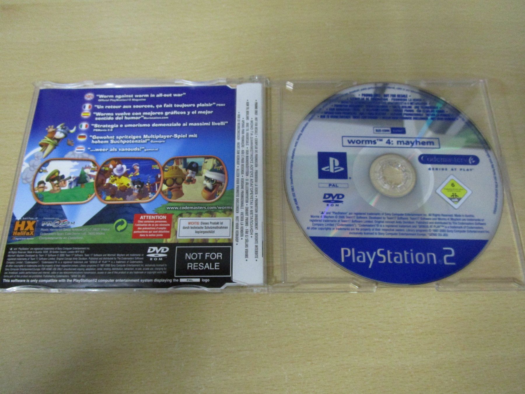 Sony Giochi: Worms 4 Mayhem Playstation 2 Promo Game selten PS2 – Nuovo (secondo la descrizione) da Goldau venduto da agestuffer 1