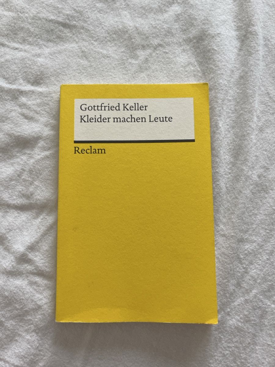 Libri: Gottfried Keller Kleider machen Leute Reclam – Nuovo (secondo la descrizione) da Eglisau venduto da ano_bfx2