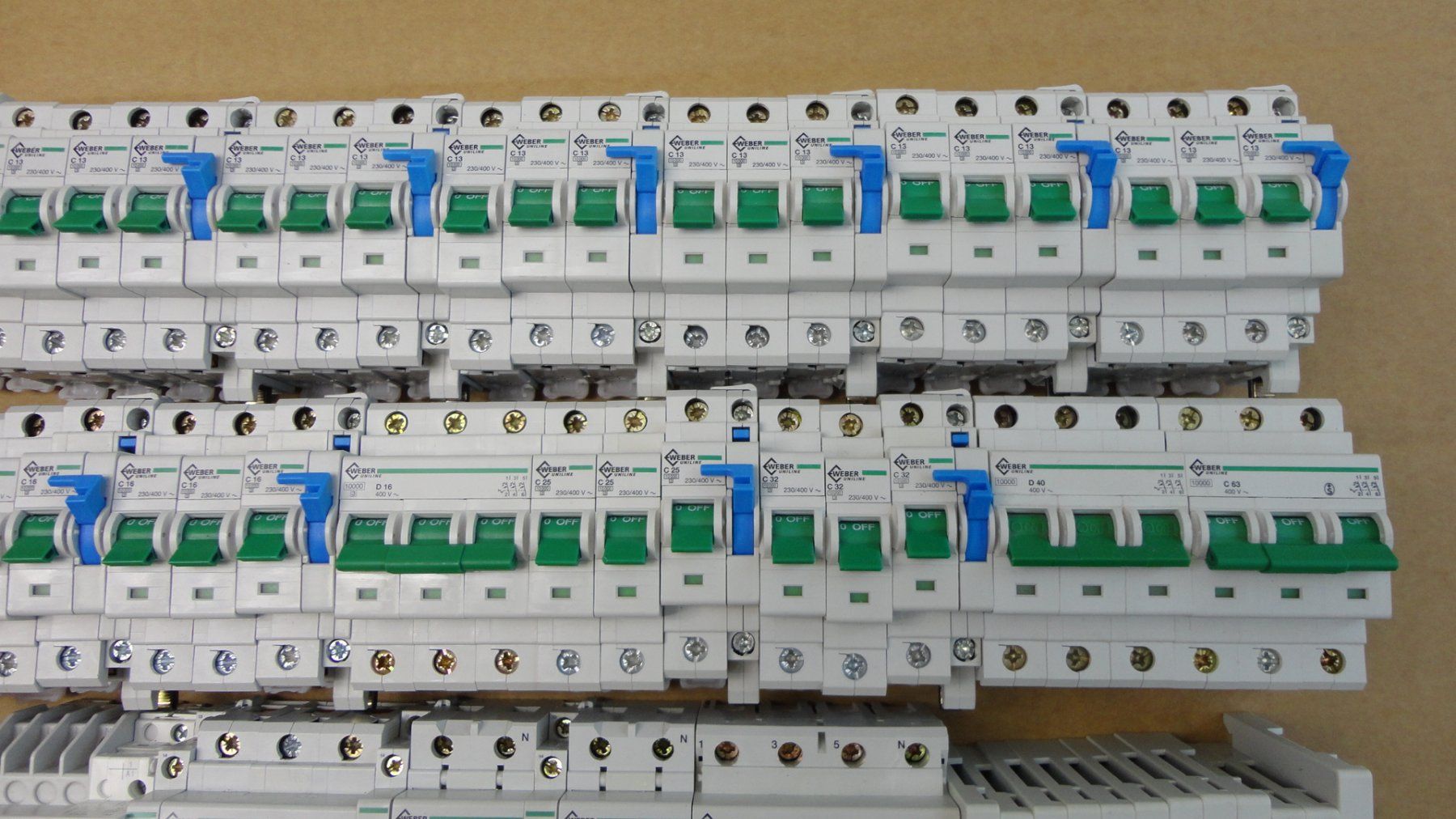 Alimentazione elettrica: FI/LS WEBER UNILINE Leitungsschutzschalter – Usato da Emmen venduto da Dora024 3