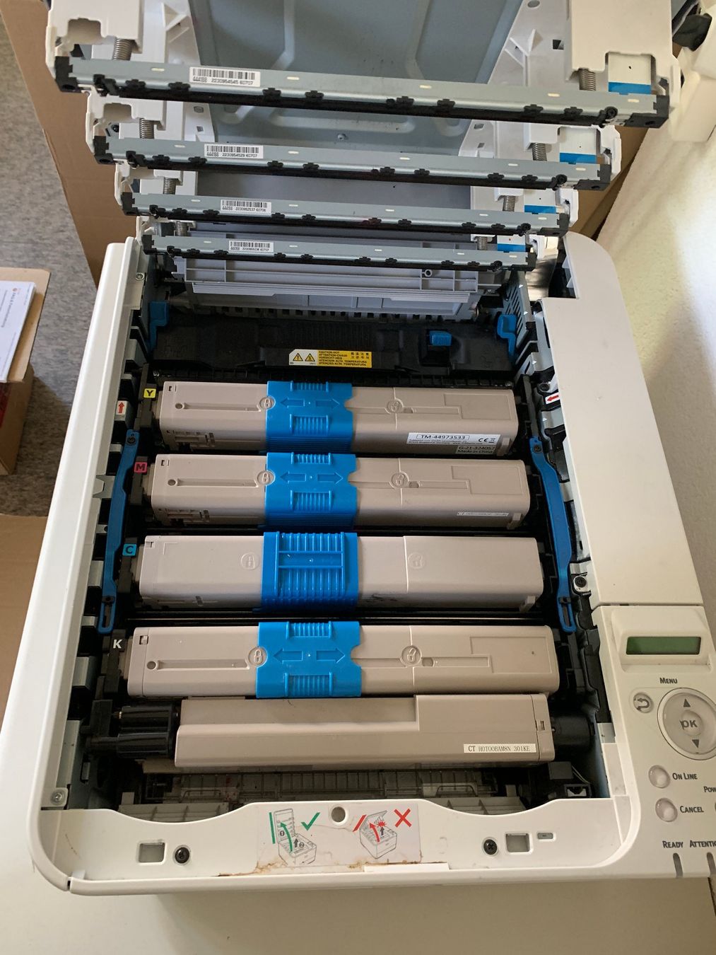 Oki Stampanti: OKI C301dn Farb-LED-Drucker – Defekt / Code 544,  1 CHF! – Difettoso da Münchenstein venduto da Licontrol 2