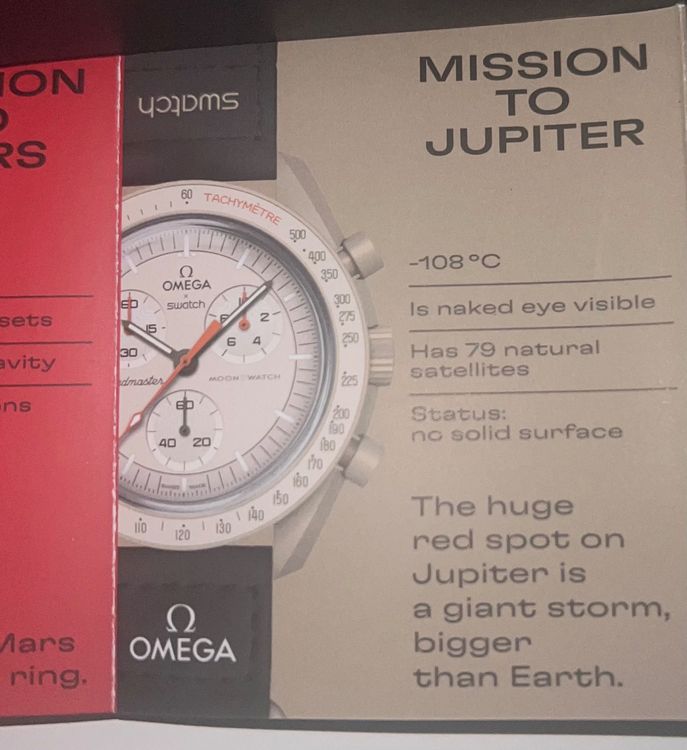 Swatch Orologi: NEU: Omega x Swatch MISSION TO JUPITER – Nuovo e nell'imballaggio originale da Ebmatingen venduto da Puma_1 2