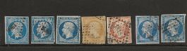 Napoléon III lot variétés 1853 ....