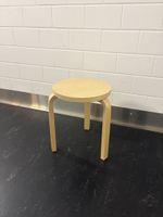 Artek Stool 60 Birch Wood 90 Years Edition