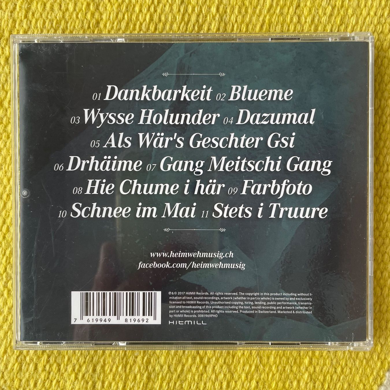 CDs: HEIMWEH-BLUEME – D'occasion à Rorschacherberg par CD-Roli 1