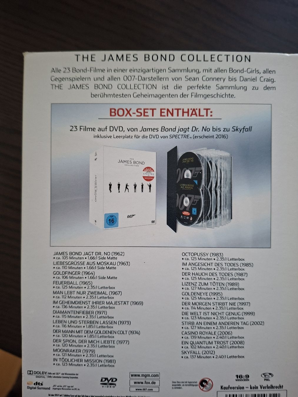 Alle DVDs: James Bond DVD-Kollektion – Neu (gemäss Beschreibung) aus Bern von las_l22c 1
