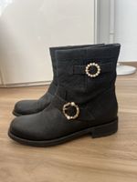 Jimmy Choo biker boots, size 40.5, chic and edgy!