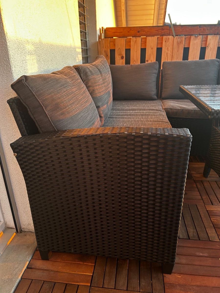 Jysk Tischset: Rattan Garten Lounge Set mit Tisch – Gebraucht aus Gossau SG von Ret094 4