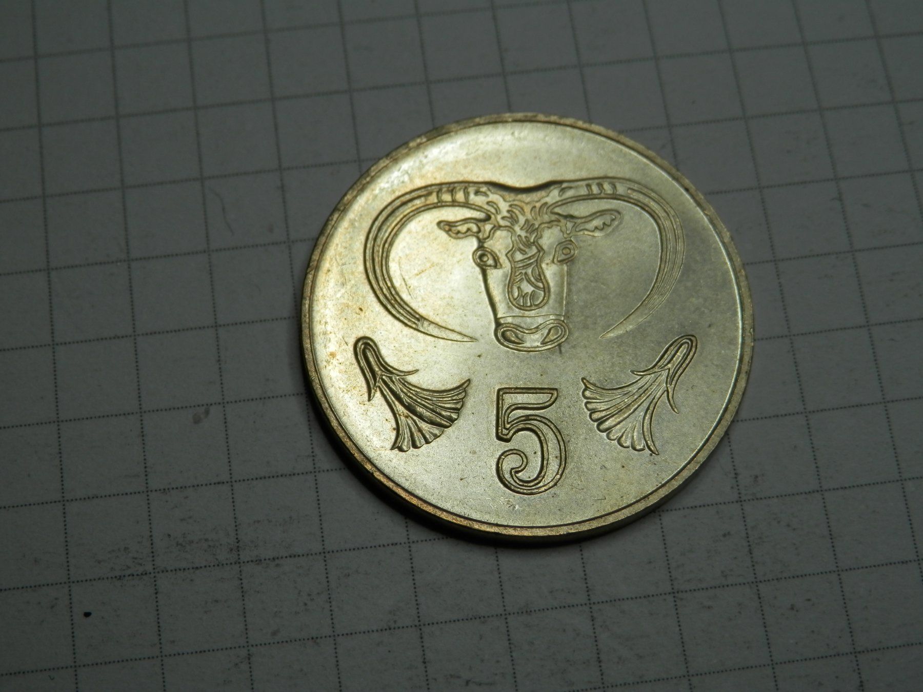 Alle Münzen: Zypern 5 Cent, 2001 – Gebraucht aus Weiach von weiach81 1