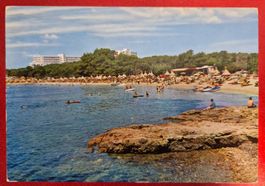 Ibiza, Santa Eulalia del Rio, Spanien alt/gelaufen