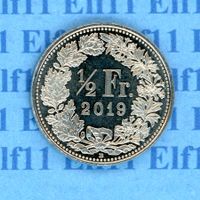 CHF___0.50 2019 -unz 50 Rappen