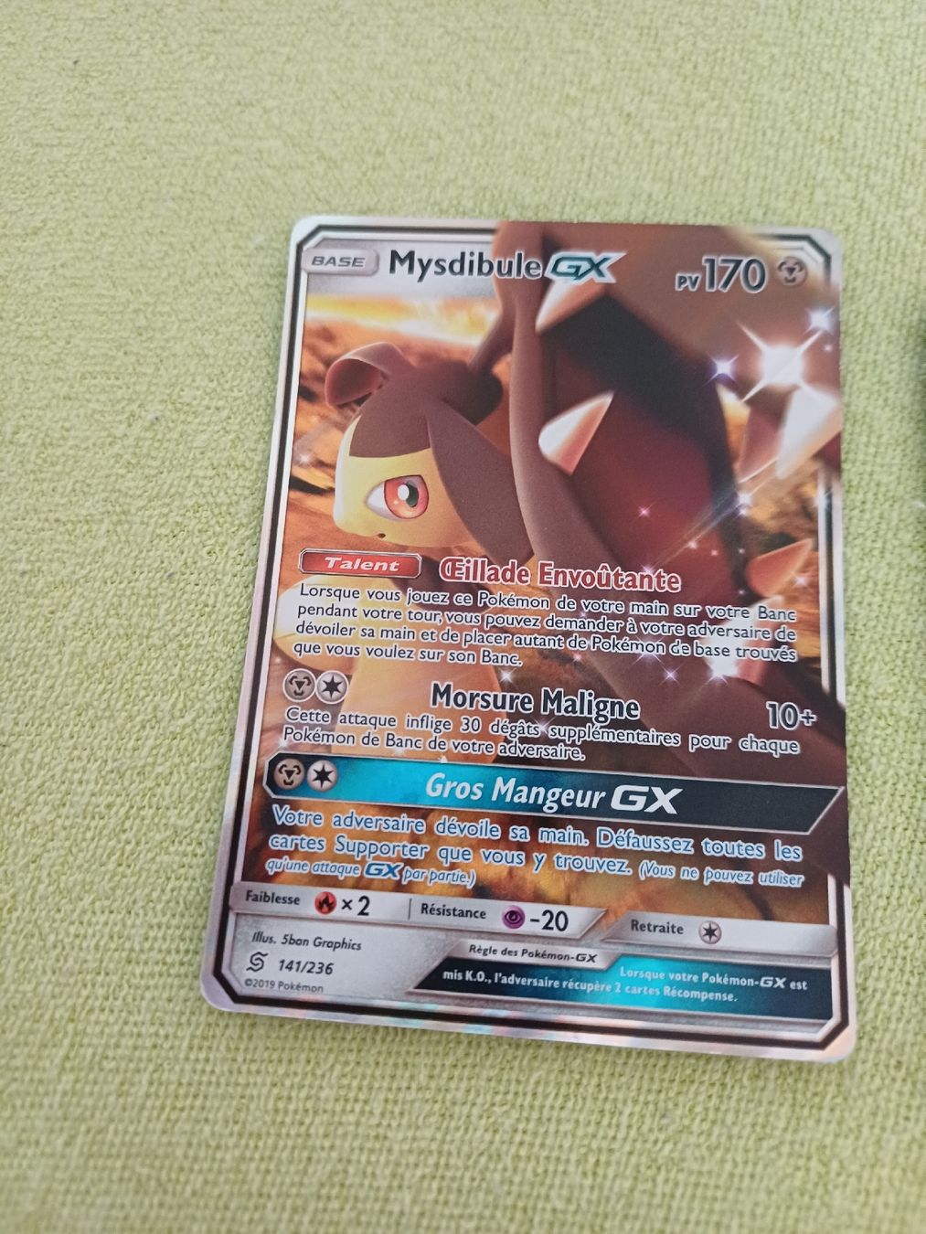 Pokémon Carte collezionabili: carte mysdibule gx  – Nuovo (secondo la descrizione) da Courroux venduto da JODIETIMEODIEGO