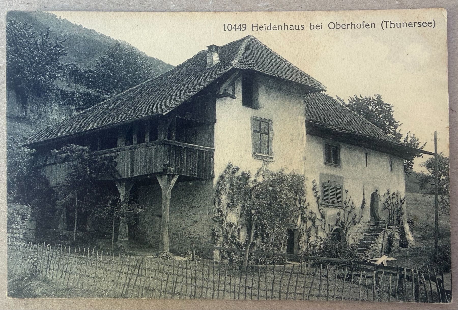 Cartoline postali: OBERHOFEN - Heidenhaus - Ansichtskarte – Usato da Tegerfelden venduto da siebenmacky
