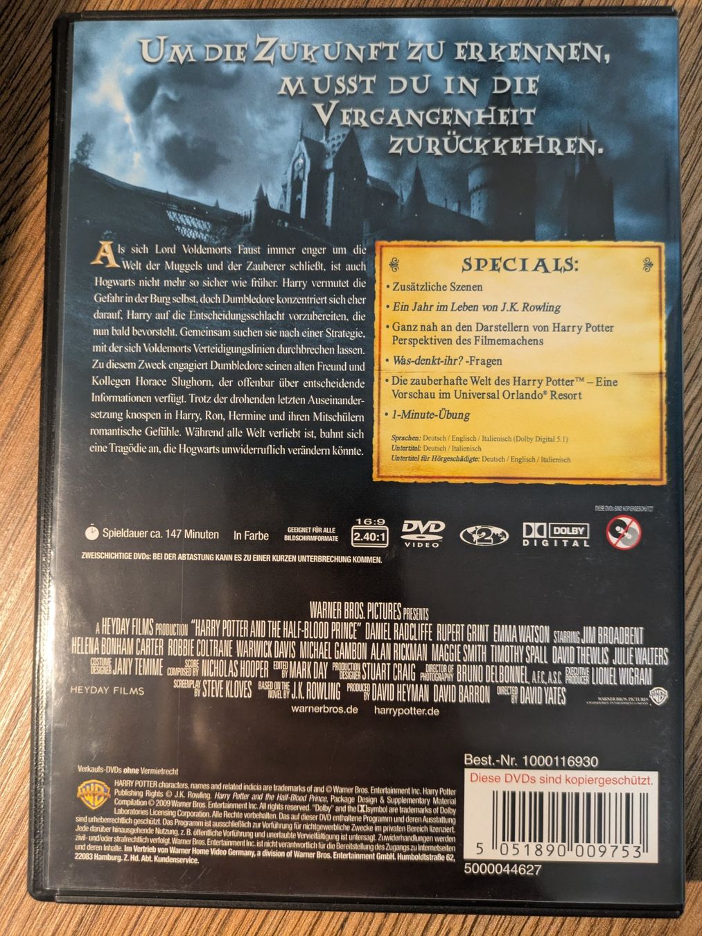 Tutti i DVDs: DVD's Harry Potter – Usato da Wangen an der Aare venduto da eggerclaudia 3