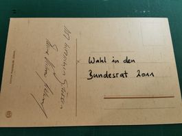 Autogramm  Bundesrat  Widmer  Schlumpf  Bern  Politik  2011