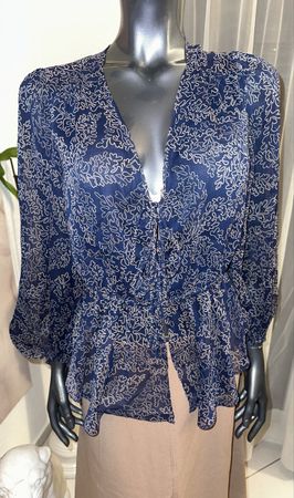 TED BAKER BLUSE GR. M (3) neuwertig