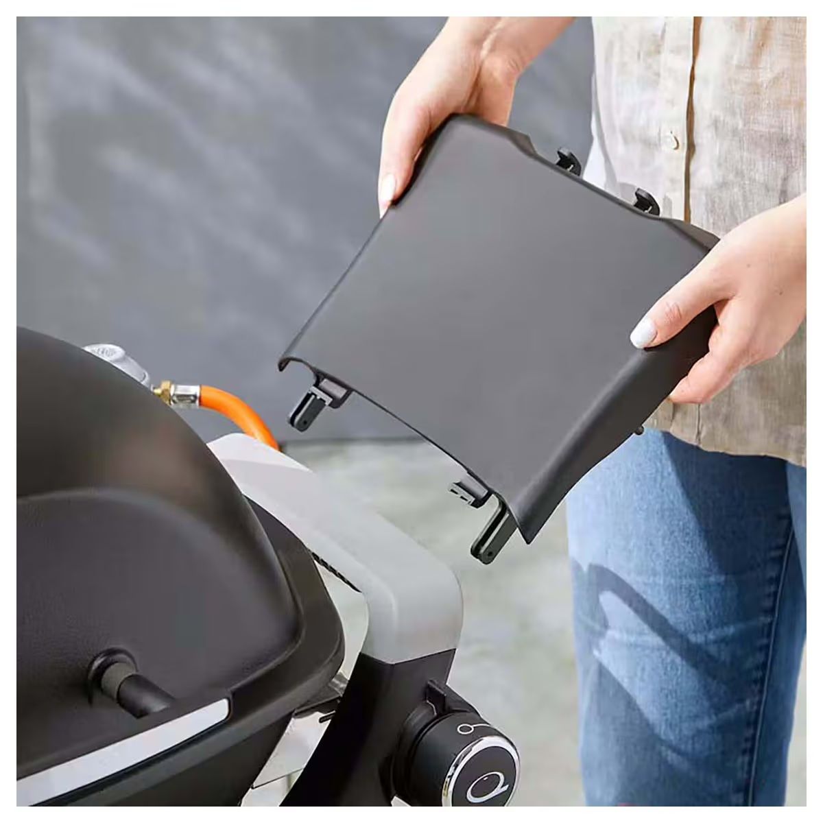 Grills: Weber Seitentisch-Set Q1000N-Serie - NEU – Neu und originalverpackt aus Schöftland von heycheck