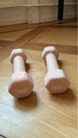 Hanteln 1KG Paar rosafarben guter Zustand