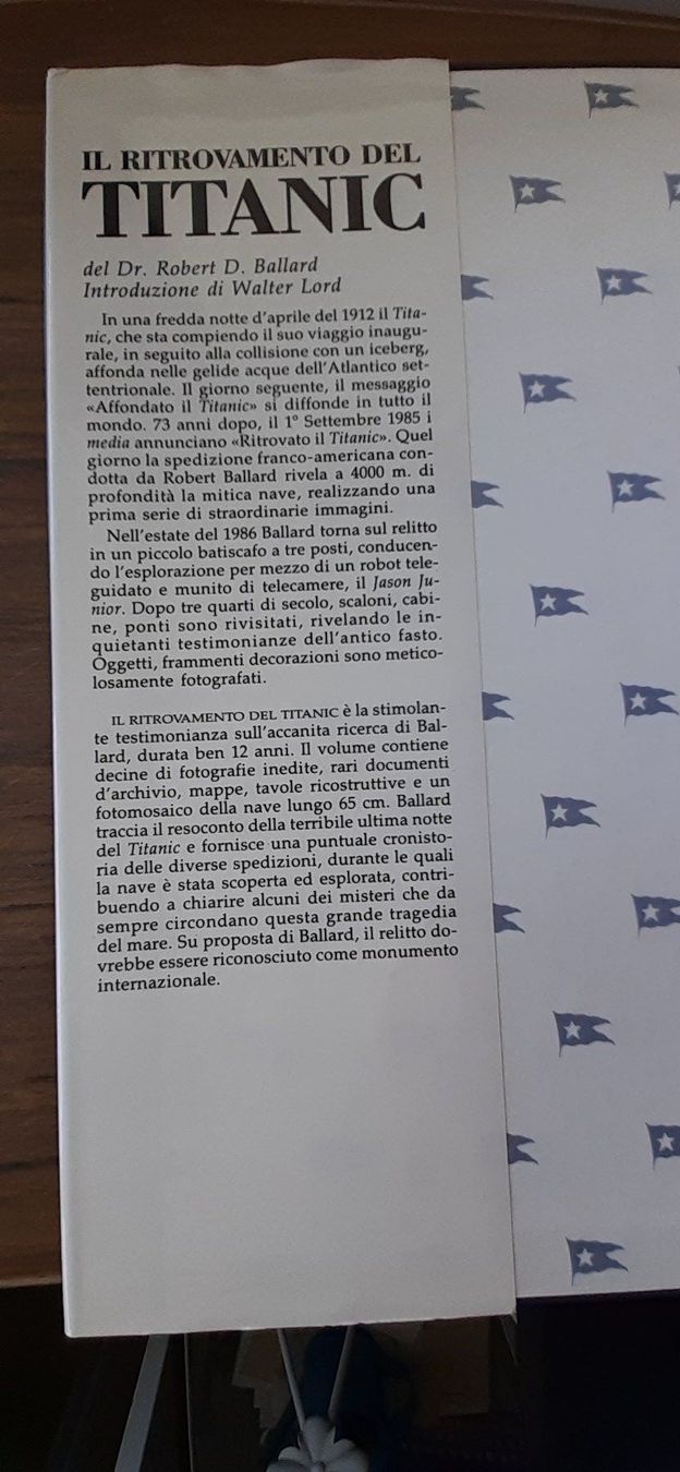 Bücher: Titanic - Il ritrovamento Ballard – Gebraucht aus Mörschwil von lindaswunderkiste 1