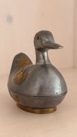 Antike Zinn - Deko - Ente (Schatulle)