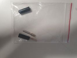 BananeStecker Lamellenstecker Stecker gerade Stift-Ø: 4mm 2x