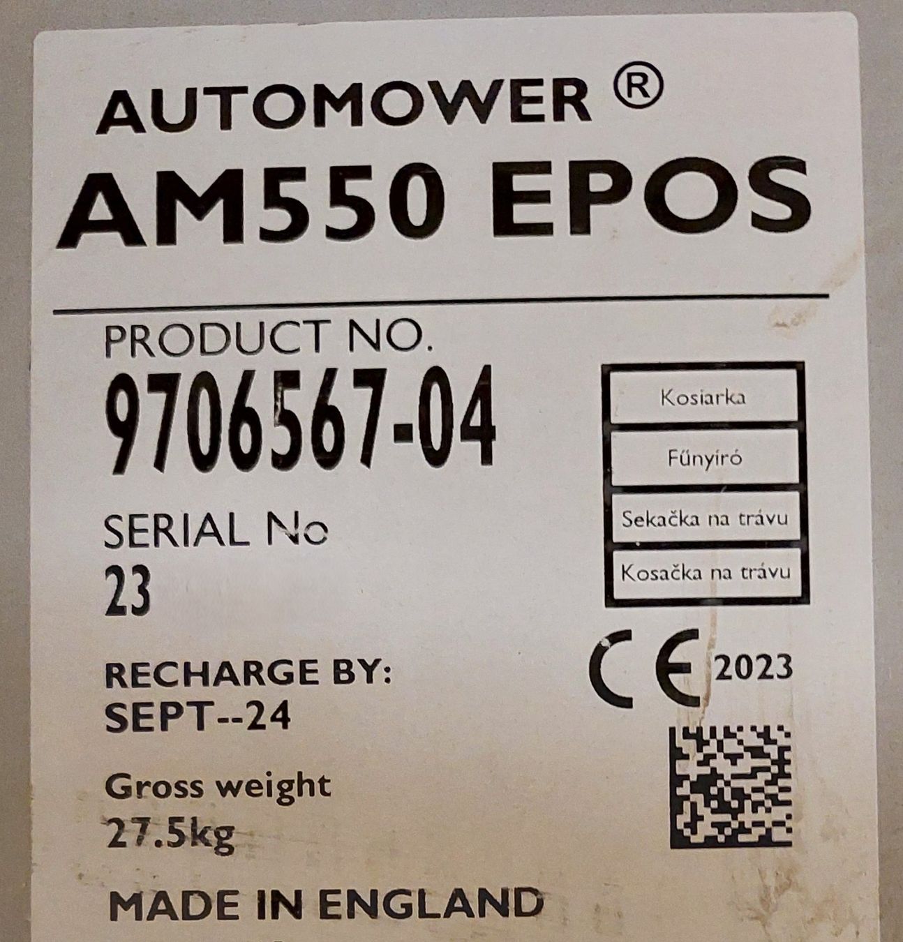 Husqvarna Rasenmäher: HUSQVARNA AUTOMOWER® 550 EPOS – Neu und originalverpackt aus Feldbach von elmer8714 6