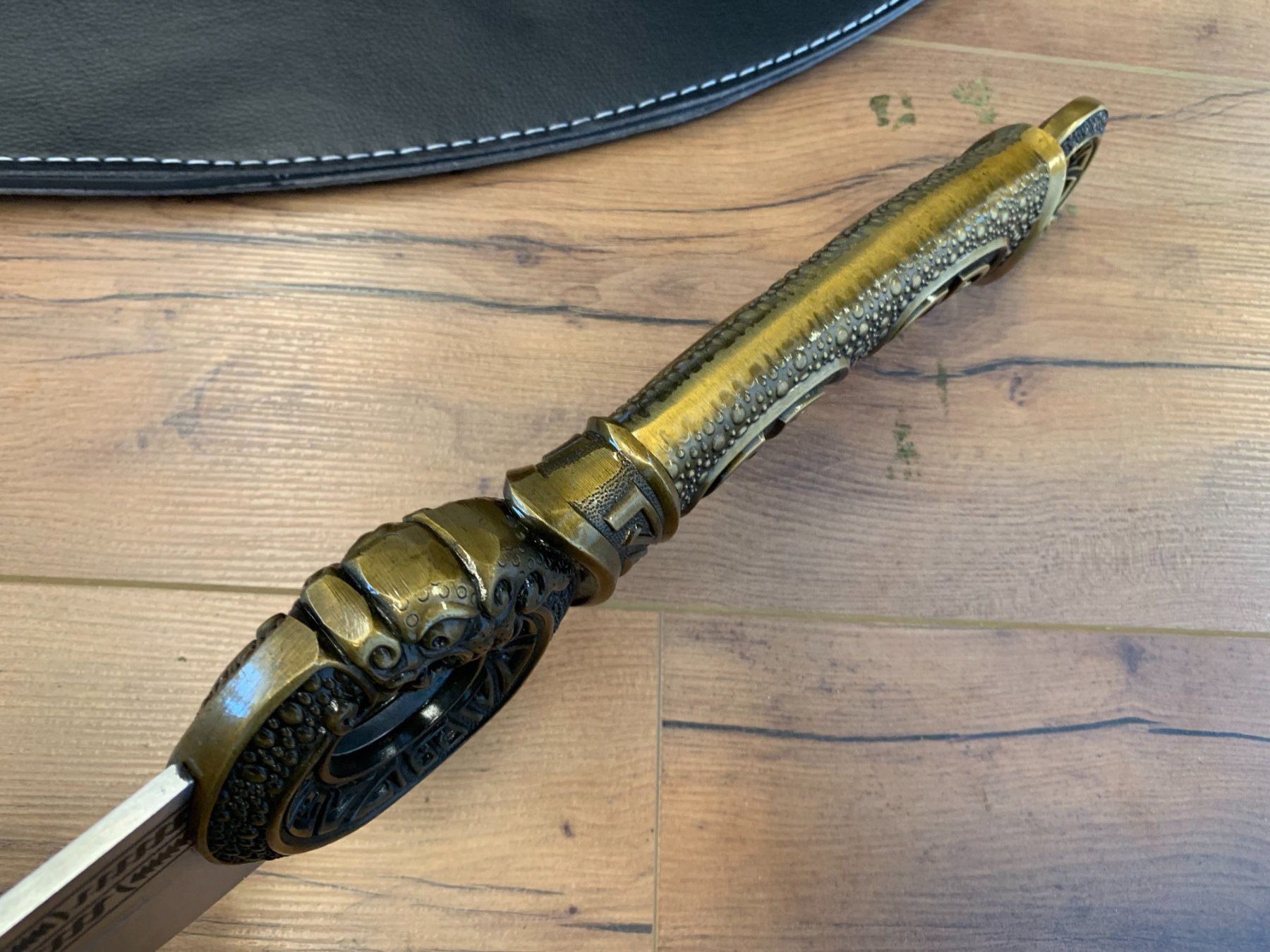 Posate: XXL massive Kukri Machete Messing-Griff & Ring-Knauf 85cm – Nuovo e nell'imballaggio originale da Bergdietikon venduto da shopAgent 7