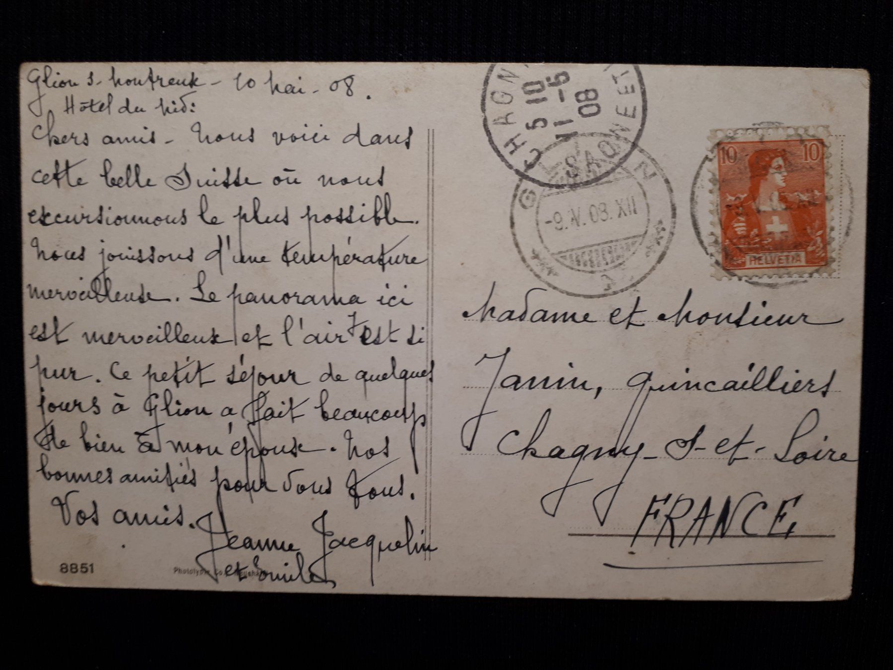 Cartes postales: CHATEAU DE CHILLON - 1908 – D'occasion à Ponto Valentino par giorgia06 1