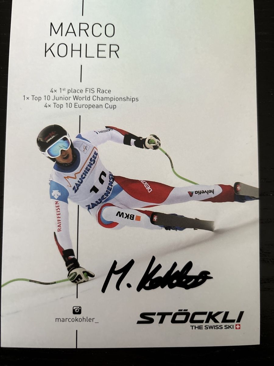 Autographes: Marco Kohler – D'occasion à Uetendorf par hoisle