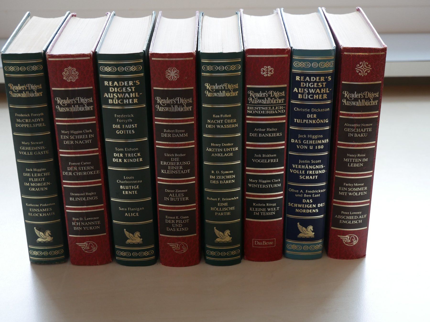 Libri: Reader's Digest Auswahlbuecher - 8 Stk. – Usato da Stein AG venduto da Morgenrot56 1