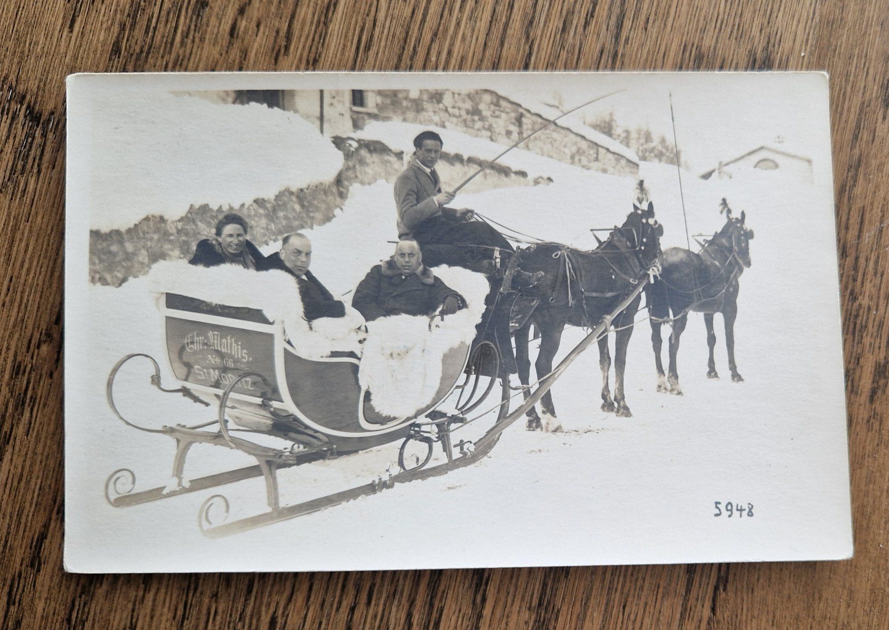 Cartoline postali: 4 AK St. Moritz, Winter 1924 und 1925 – Usato da Ebikon venduto da Donar50 1