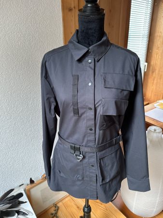 Bluse Hemdkleid mit Gürtel H&M S neu Move
