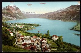 Weesen mit Wallensee  11.VIII.07   Luftbild