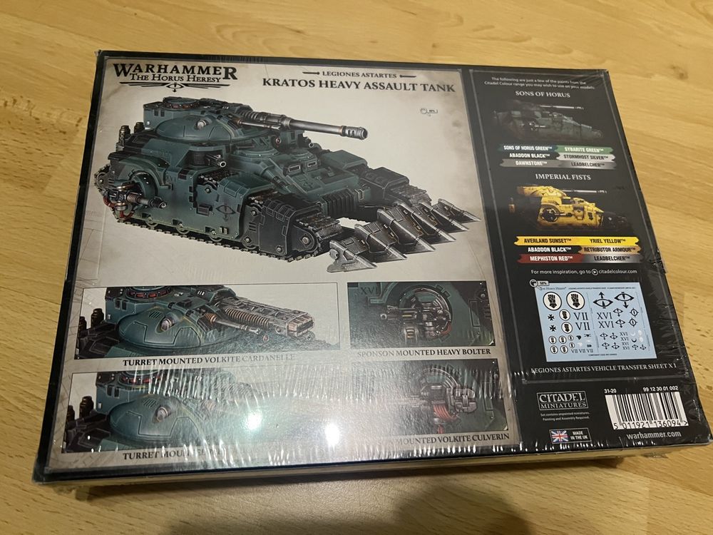 Warhammer heresy Kratos Heavy Assult Tank | Kaufen auf Ricardo