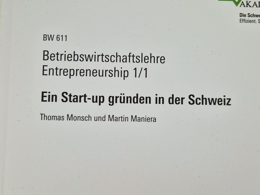 Livres: Kursprogramm (Start up gründen) 1 – D'occasion à Muhen par Restwert_Muhen 2