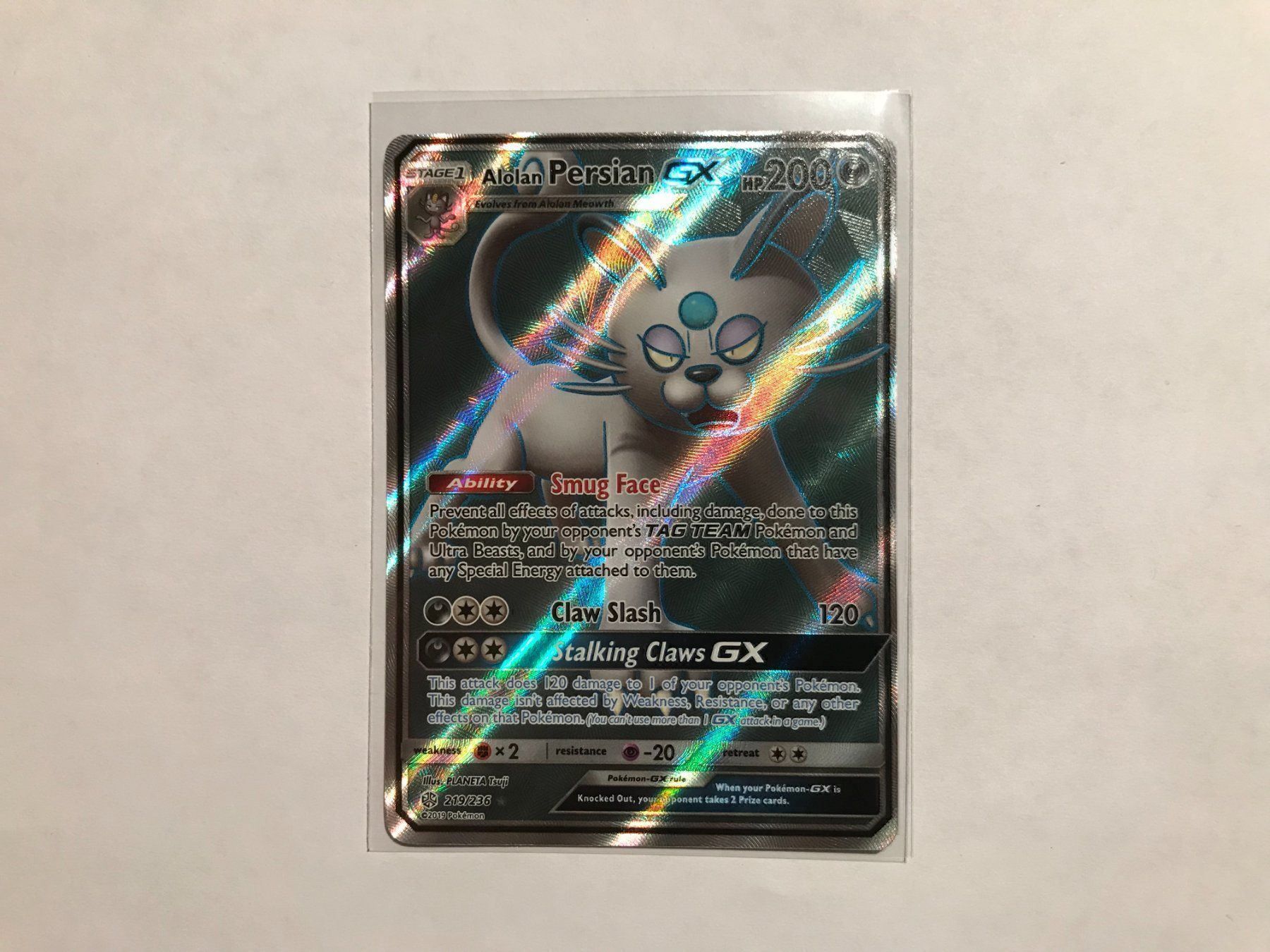 Pokémon Carte collezionabili: Alolan - Persian GX FullArt – Nuovo (secondo la descrizione) da Hagendorn venduto da Pokecollectorch