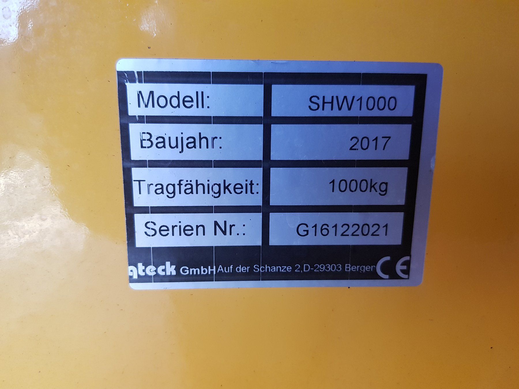 Carrelli elevatori e a forche: Scherenhubwagen, Palettrolli mit 80 cm Hub – Usato da Lengnau AG venduto da TDCB 3