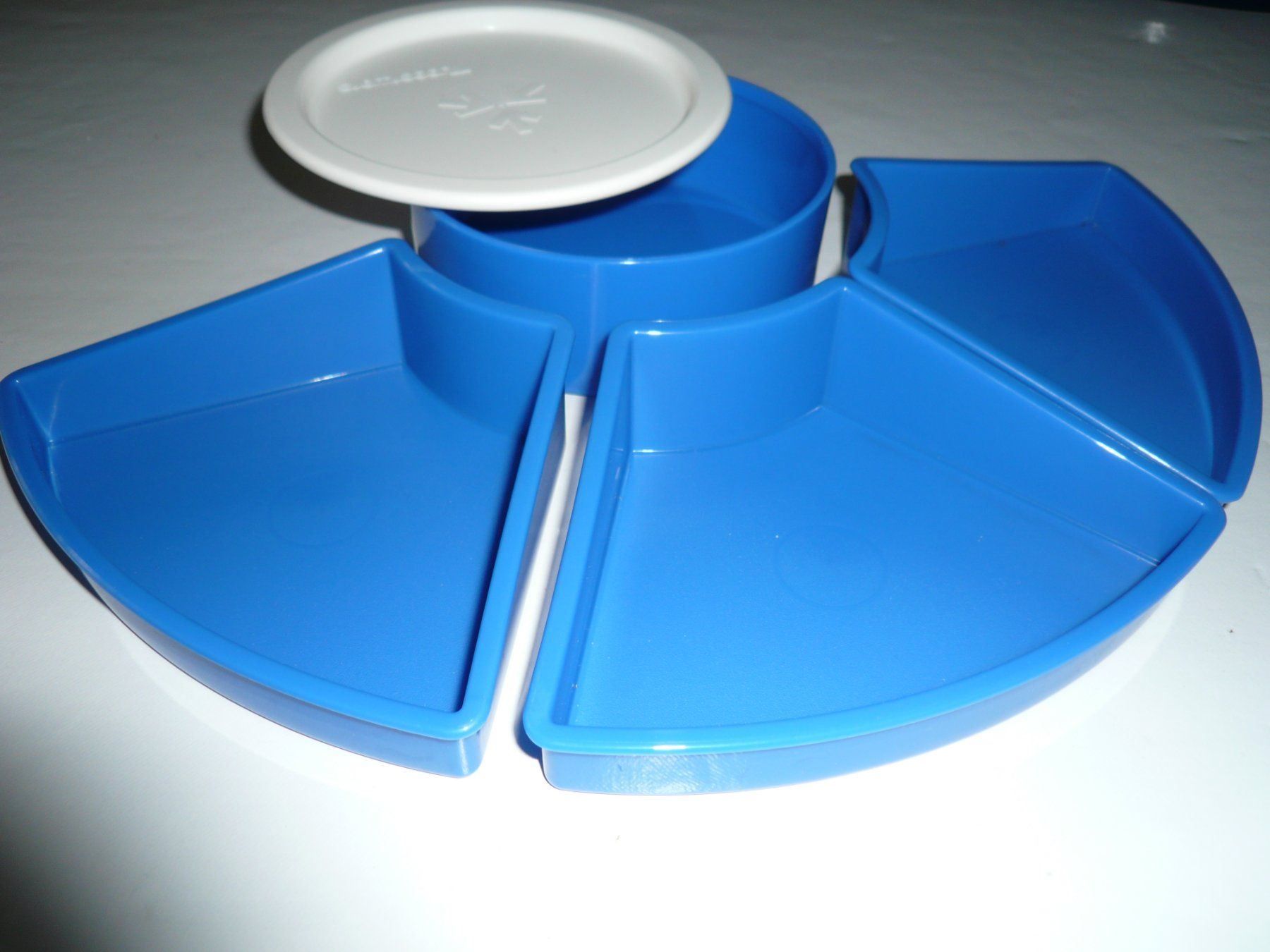 Tupperware Contenitori & Simili: Tupperware Preludio Schlemmer-Runde blau – Nuovo (secondo la descrizione) da Rotkreuz venduto da Busa17 3