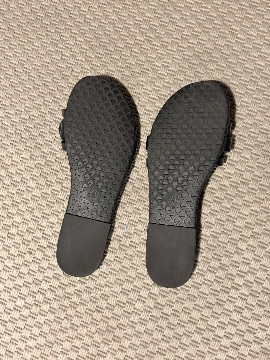 H&M Scarpe da donna: Mules en cuir H&M noir – Nuovo (secondo la descrizione) da Nyon venduto da micasazoo 3