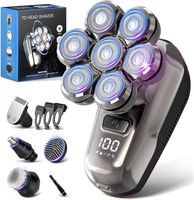 Rasierer Herren Upgrade-7D Kopfrasierer Glatze Elektrischer