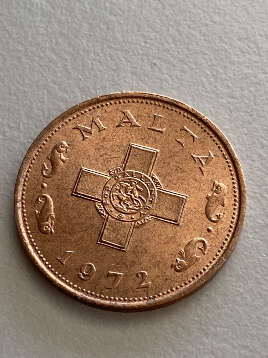 Tutti le monete: Malte - 1 cent - 1972 – Usato da Payerne venduto da Mike1682 1