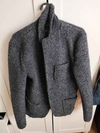 Warme Herren Jacke, Grau - perfekt für den Übergang!