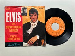 PRESLEY ELVIS rare original Suspicious minds Kult Top