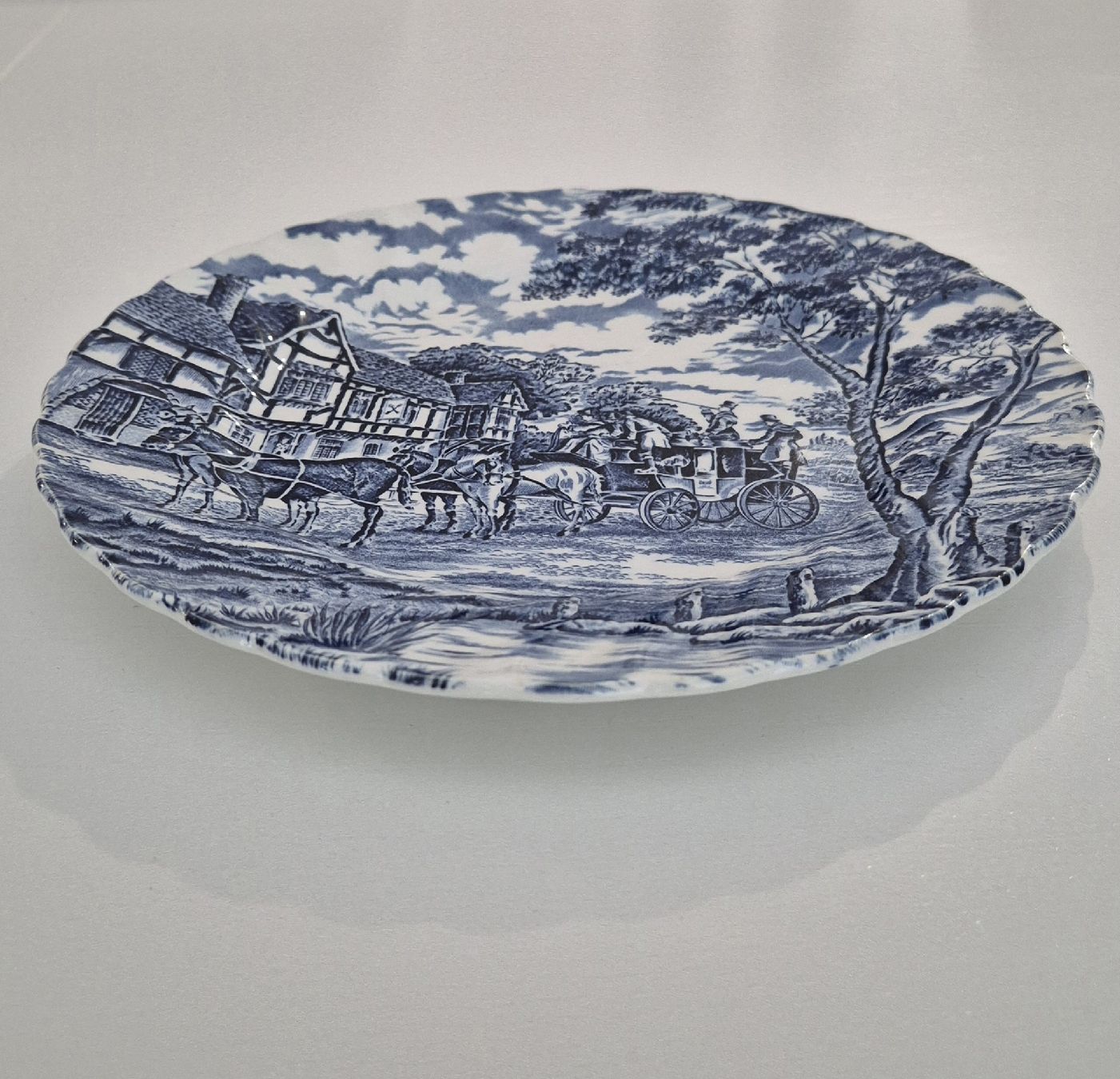Set di piatti: Myott Royal Mail Plate Set Blue White England – Usato da Mellingen venduto da tat_b8mh 3
