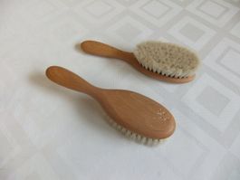 2 Haarbürsten Ziegenhaar ganz weich