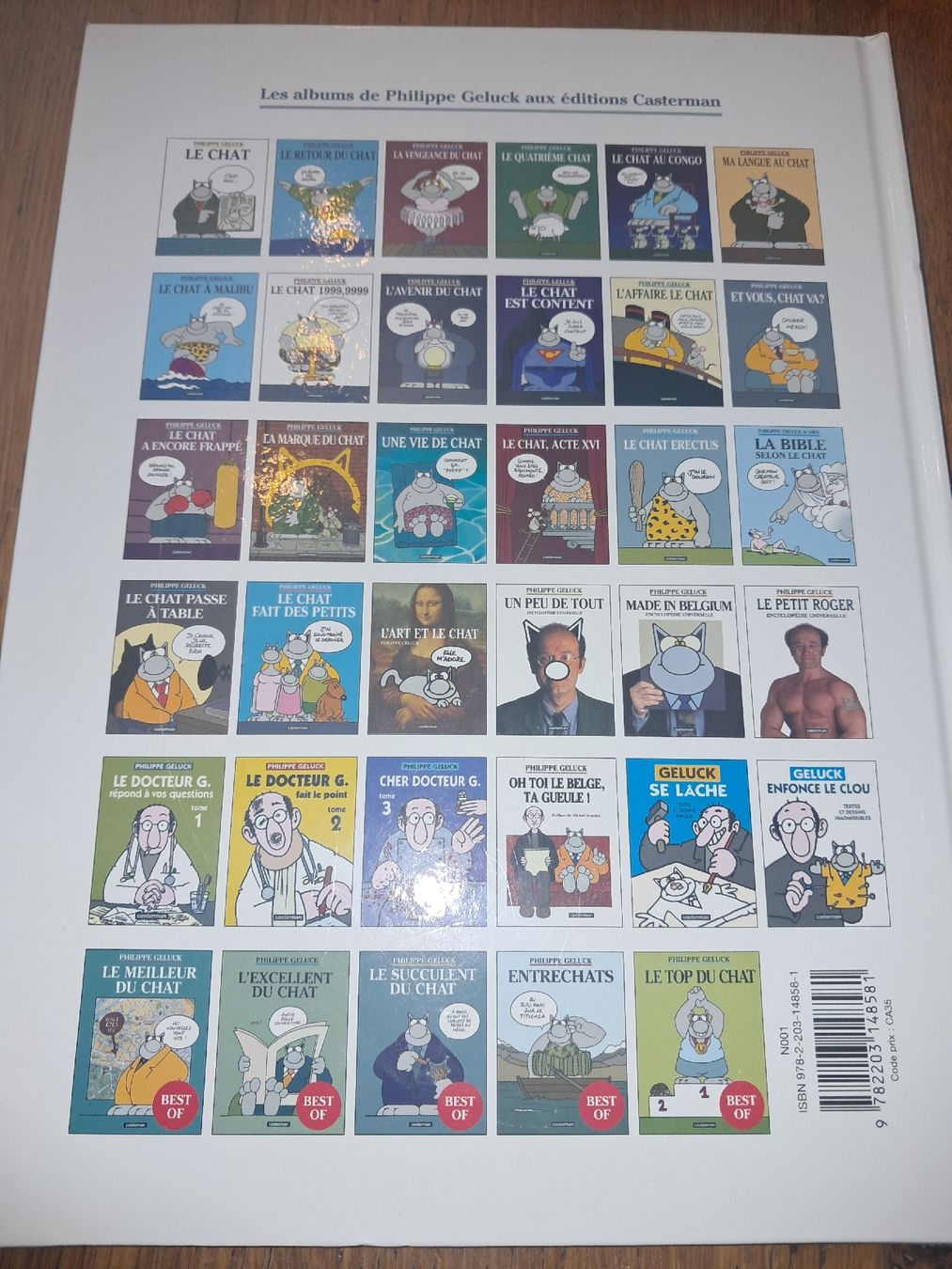 BD: BD : CHACUN SON CHAT - TOME 21 - PHILIPPE GELUCK – D'occasion à Le locle par juliensaran 3