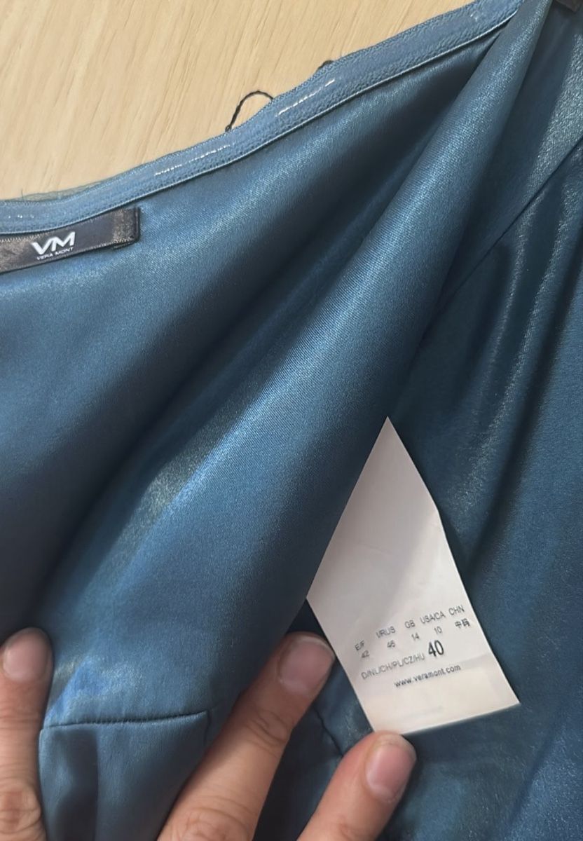 Vestiti: Vera Mont Abendkleid, Gr. 40, Petrol – Usato da Othmarsingen venduto da Kik1985 4