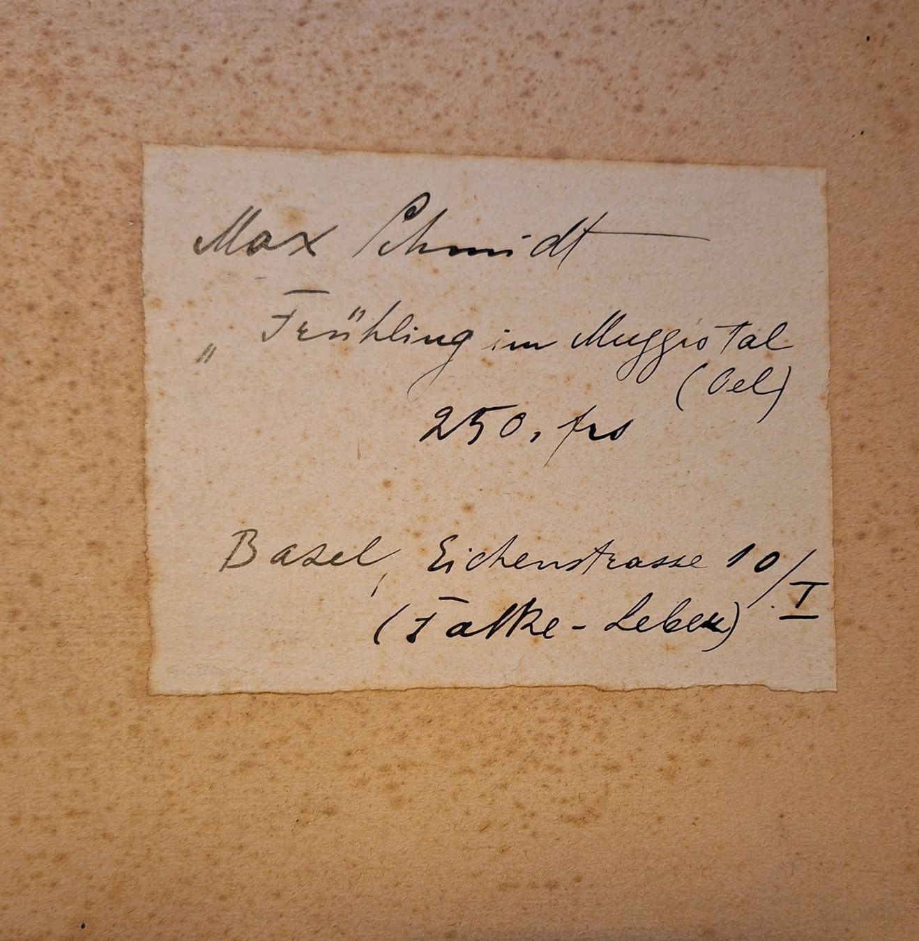Tableaux: Max Schmidt - Frühling im Maggiatal – D'occasion à Grabserberg par Sahara947 2